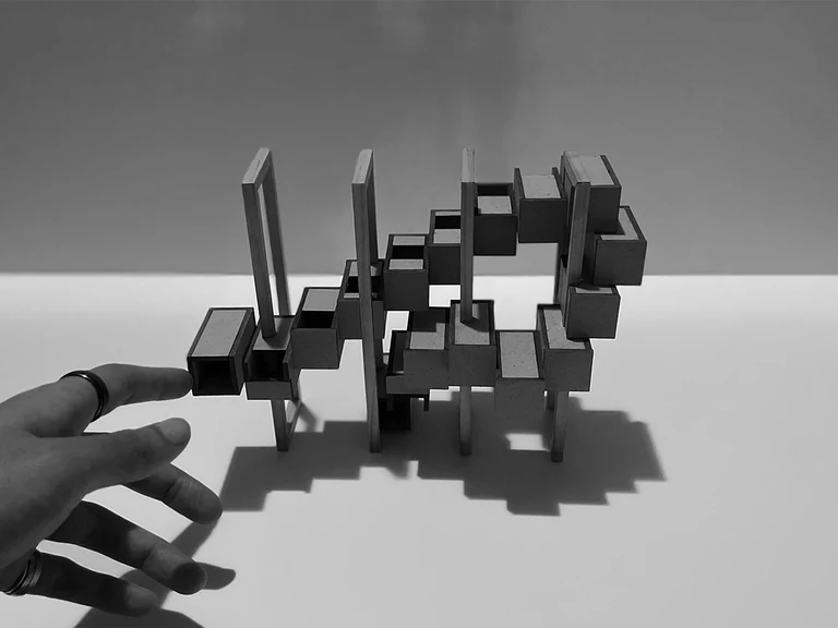 unmoving undulation